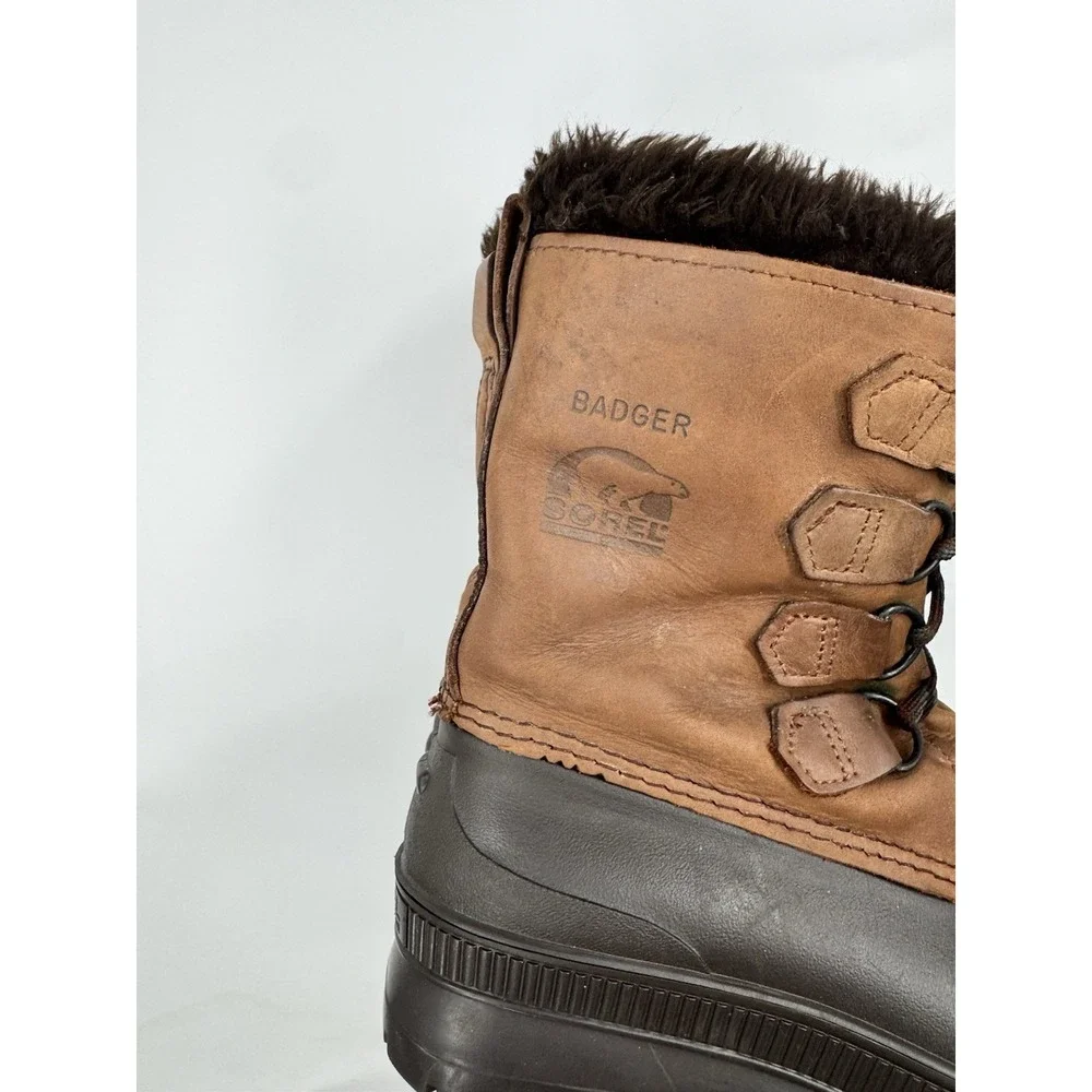 SOREL Women's Badger Boot Winter Duck Style Snow Boot‎ Sz 8 Insulated Waterproof
